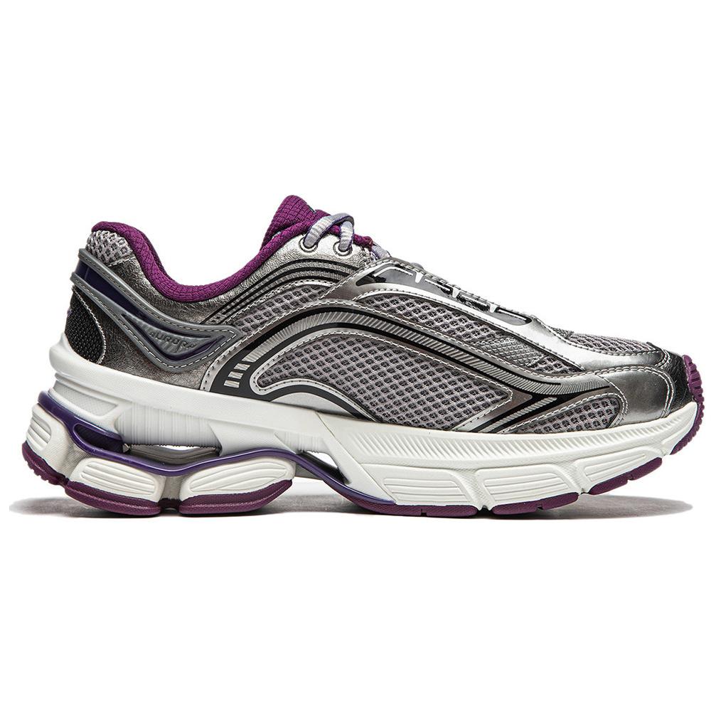 LINING Aurora RENEW Running Shoes Women's Low-Top Base Station Silver/Geological Gray