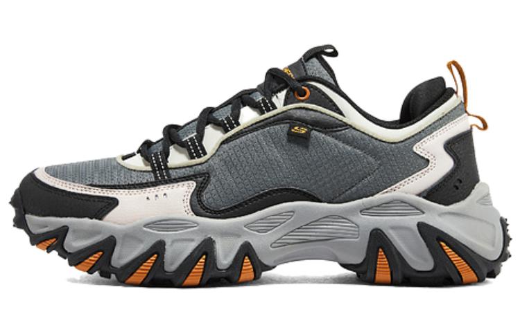 Skechers Wildfire Shoes Low top Chunky Sneakers Men's Black White Gray