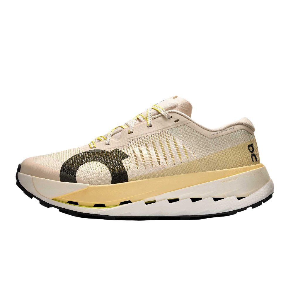 On Cloudultra Pro Shock Absorbers Low Top Running Shoes Men's Ivory White