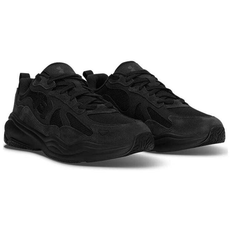 Under Armour Anti-Slip Wear-Resistant Low-Top Casual Shoes Unisex Black