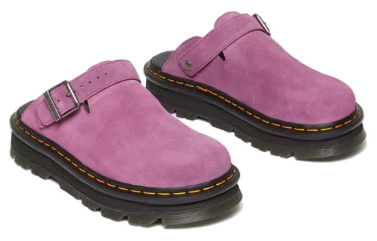 Dr. Martens Zebzag Suede Slingback Platform Mule Muted Purple купить в интернет-магазине Yoocart с быстрой доставкой по России.