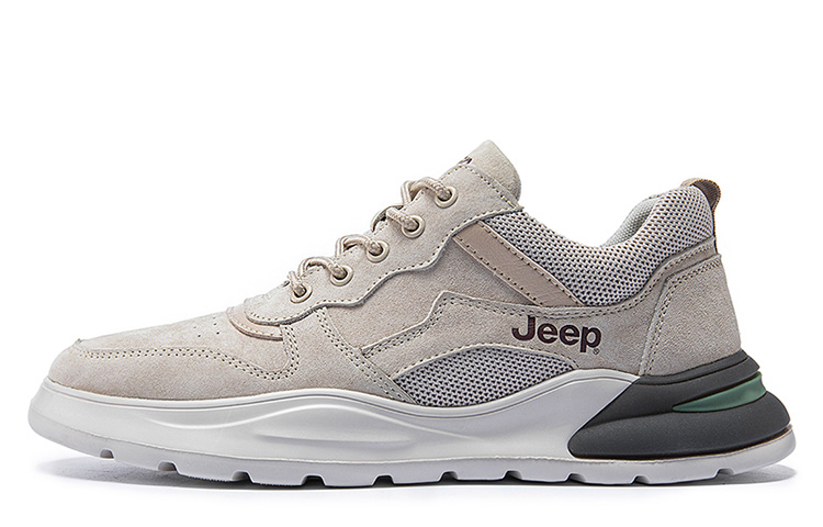 Jeep Outfit Low Top Skateboard Shoes Men's Sand