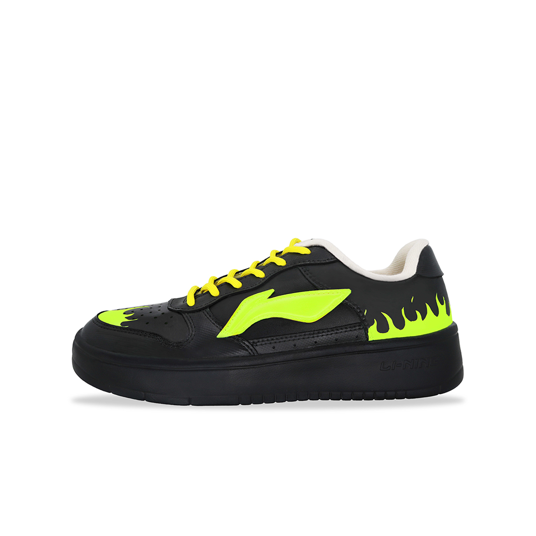 LINING Pontoon Boats Skateboard Shoes Women's Low top Black