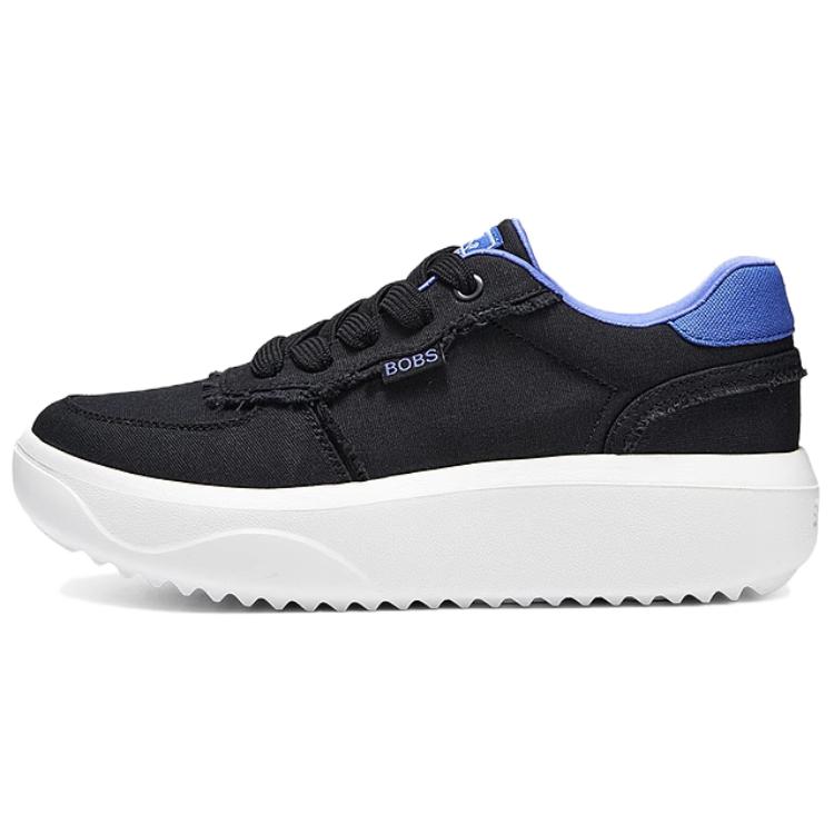 Skechers Bob's Low Top Canvas Shoes Women's Black