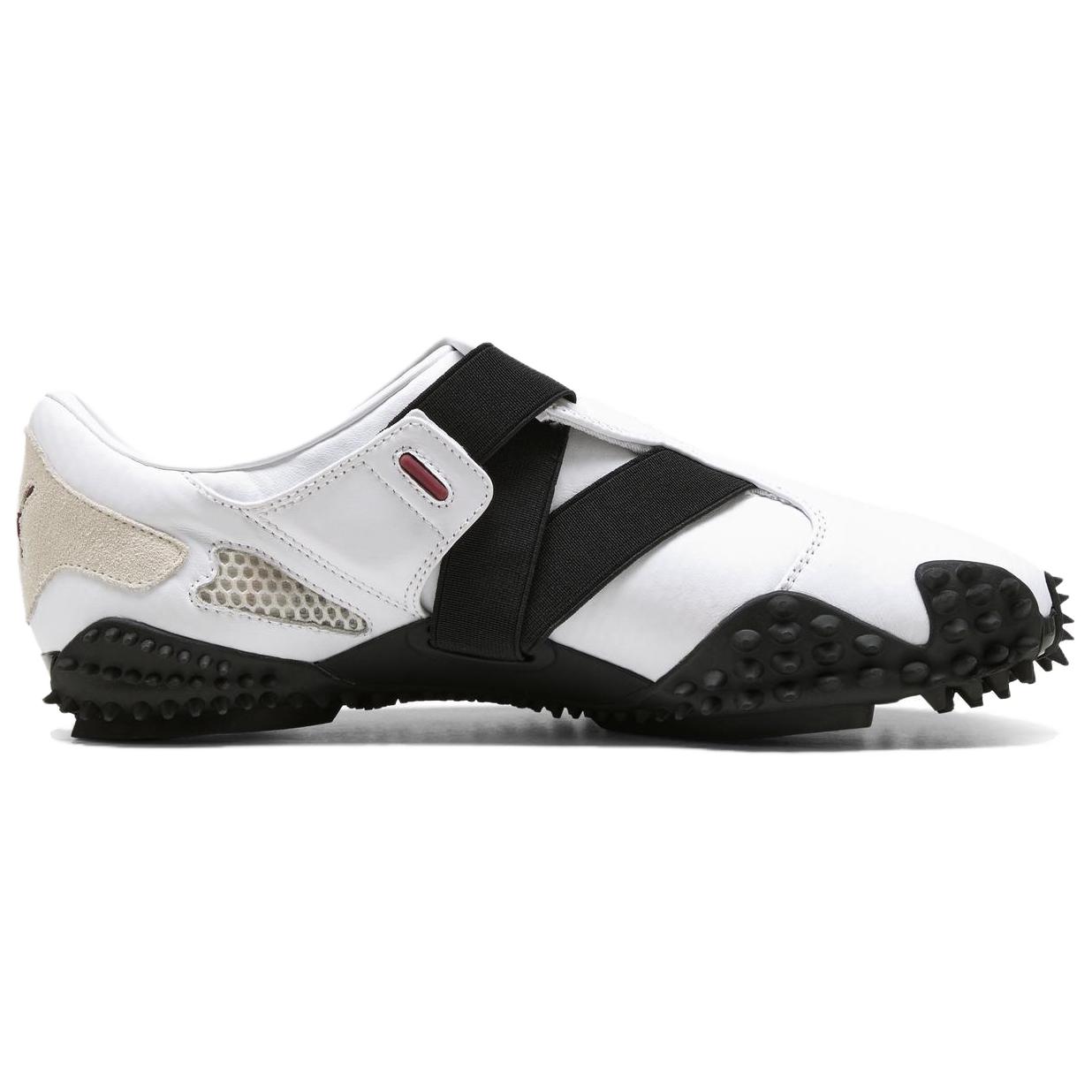 PUMA Abrasion Resistant Low Top Casual Shoes Unisex White Red