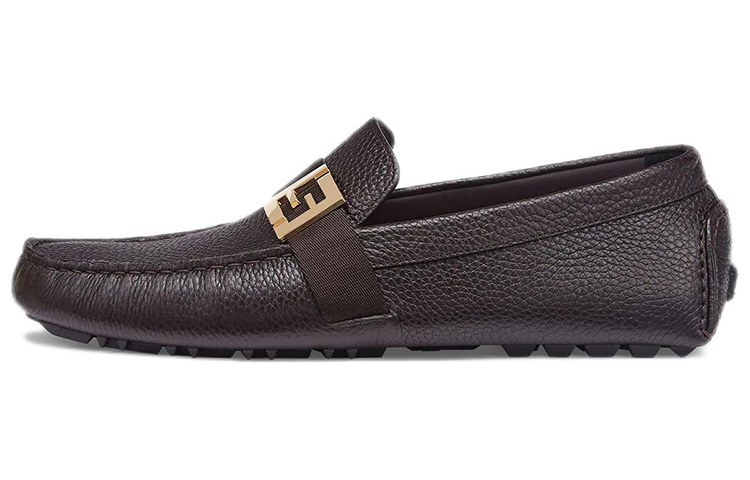 FENDI Gommino Loafers Men's Low top Brown