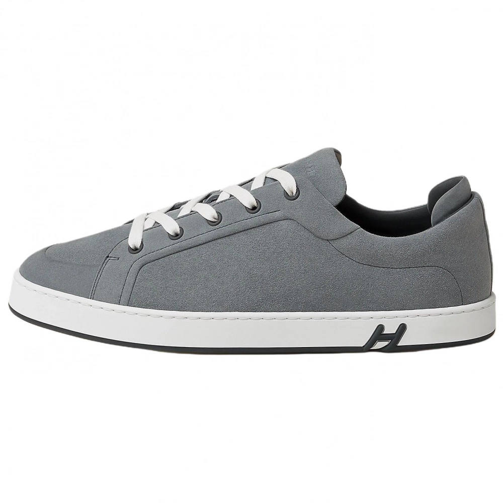 HERMES Kid Low Top Skateboard Shoes Men's Gray