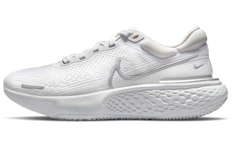 Nike ZoomX Invincible Run Flyknit White Metallic Silver Women's