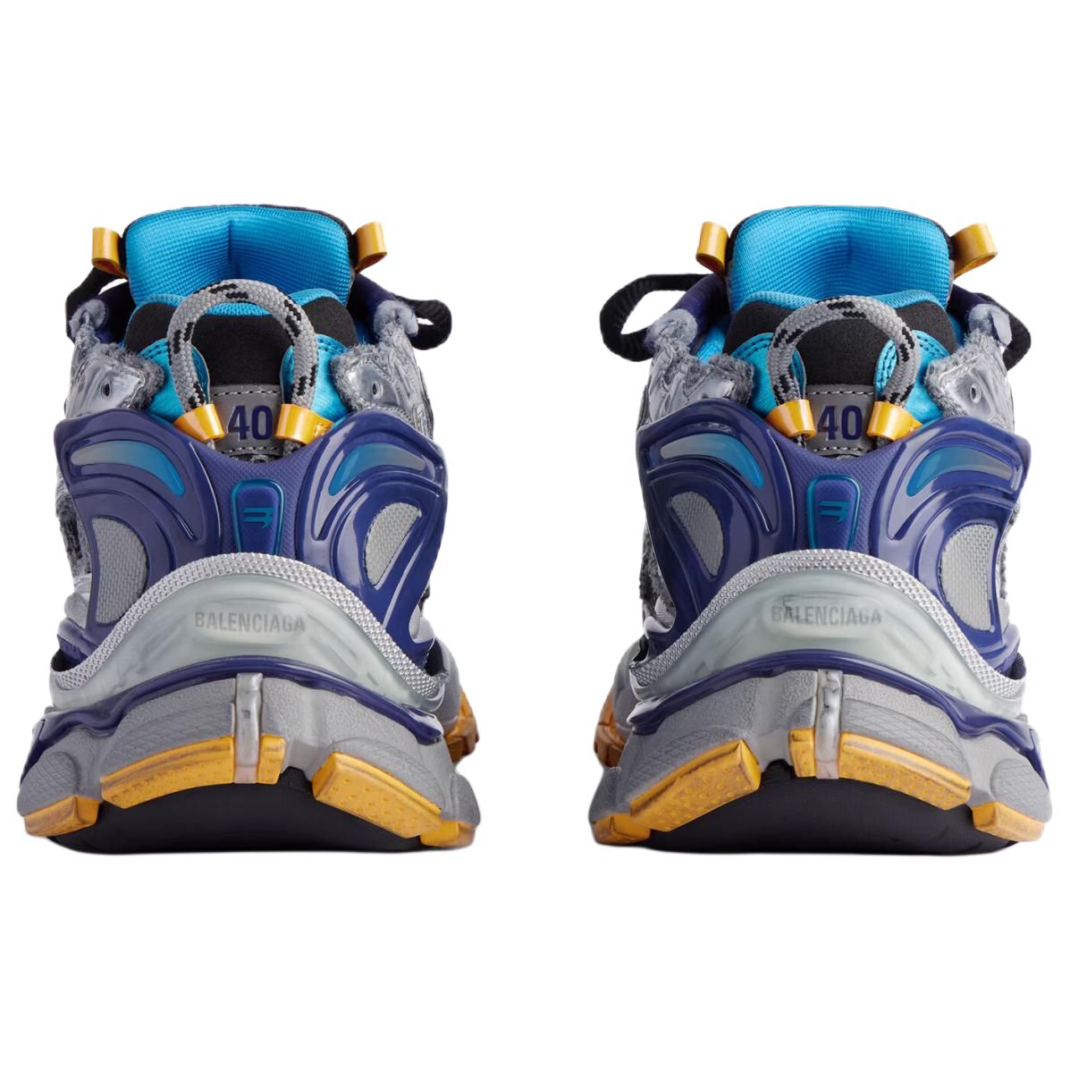 Balenciaga Runner Grey Blue Orange Aqua купить в интернет-магазине Yoocart с быстрой доставкой по России.