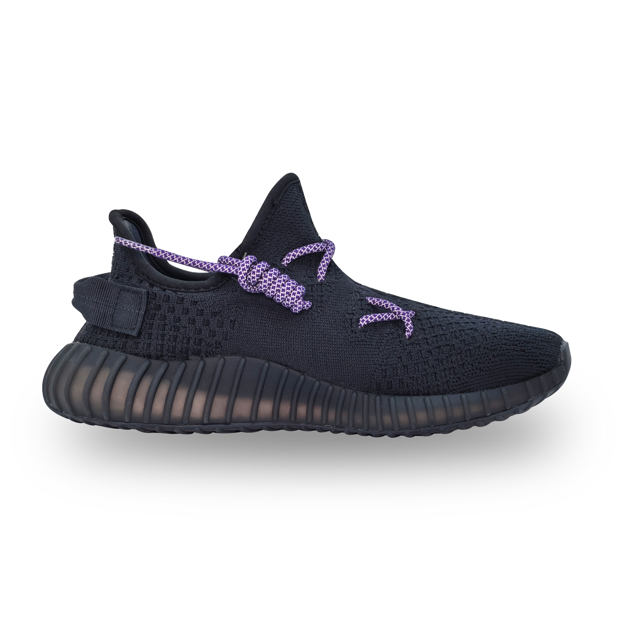 Adidas Originals Yeezy Boost 350 V2 Casual Shoes Unisex Low top Black/Purple/Green