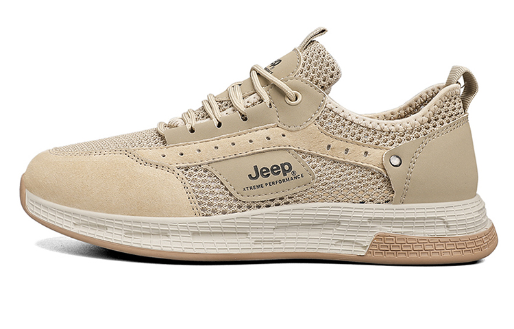 Jeep Low Top Outdoor Shoes Unisex Sand