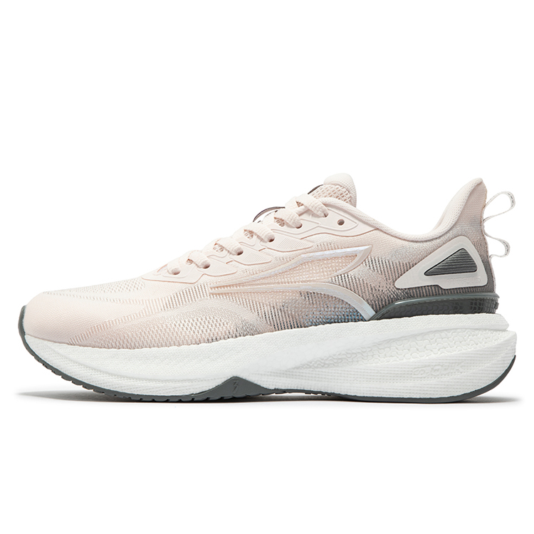 361° Cushioning, Slip Resistant, And Abrasion Resistant Low Top Running Shoes Women's White Pink