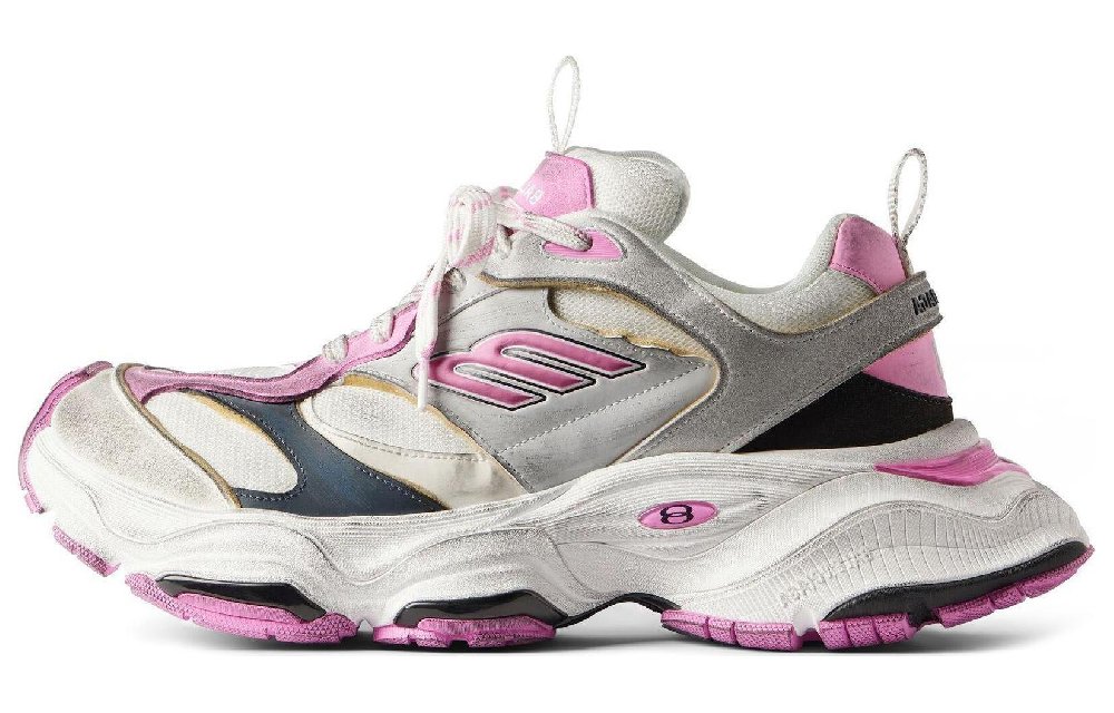 Balenciaga Women's Cargo Sneaker 'Worn-Out - Grey Pink'