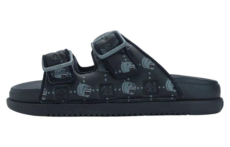 FILA Lucia Sandals 'Black Teal' Women's