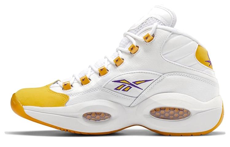 Reebok Question Mid Yellow Toe White/Yellow