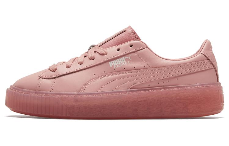 PUMA Basket Platform Core Pink Low Board Shoes Women's
