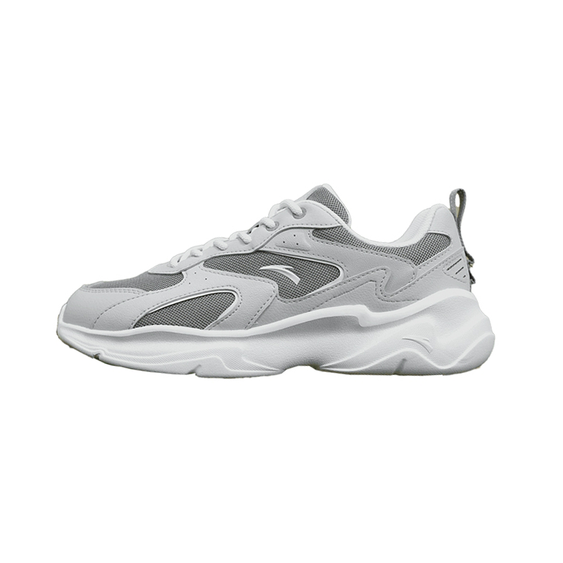 Anta Anti Slip Wear Resistant Low Top Casual Shoes Men's Gray
