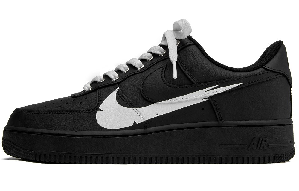 Nike Air Force 1 Wear-Resistant Balance Low-Top Skateboard Shoes Unisex Black White