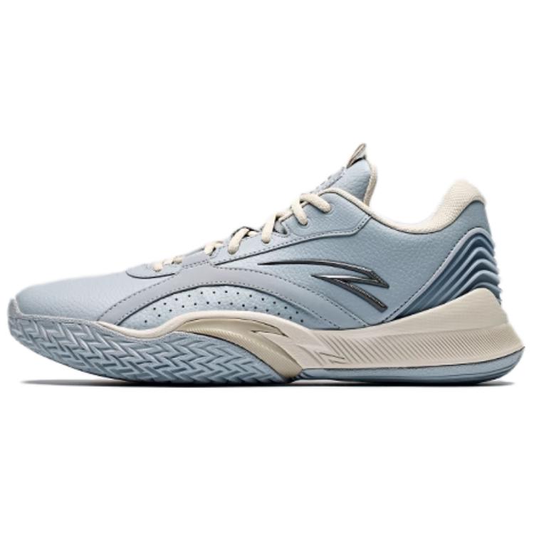 Anta Windhole 5th Generation Anti Slip Wear Resistant Low Top Basketball Shoes Men's Blue White
