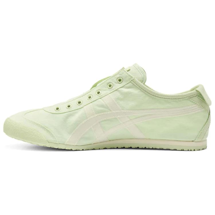 Asics Onitsuka Tiger Mexico 66 Slip On Green Cream Women's