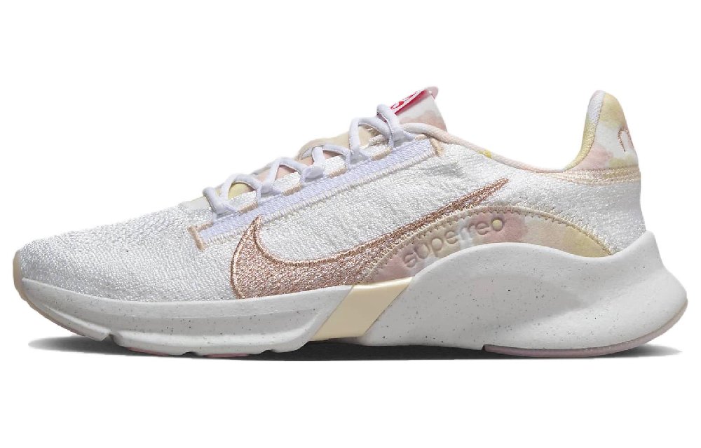 Nike SuperRep Go 3 Next Nature Flyknit Premium 'White Red Stardust' Women's