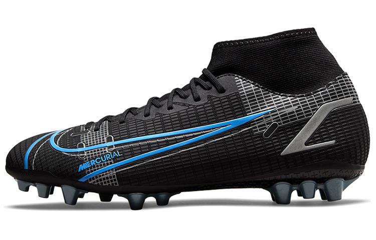 Nike Mercurial Superfly 8 Academy Ag Artificial Grass 'Black Blue'
