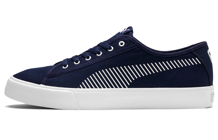 PUMA Bari Stylish Retro Low Top Casual Skate Shoes Unisex Navy Blue