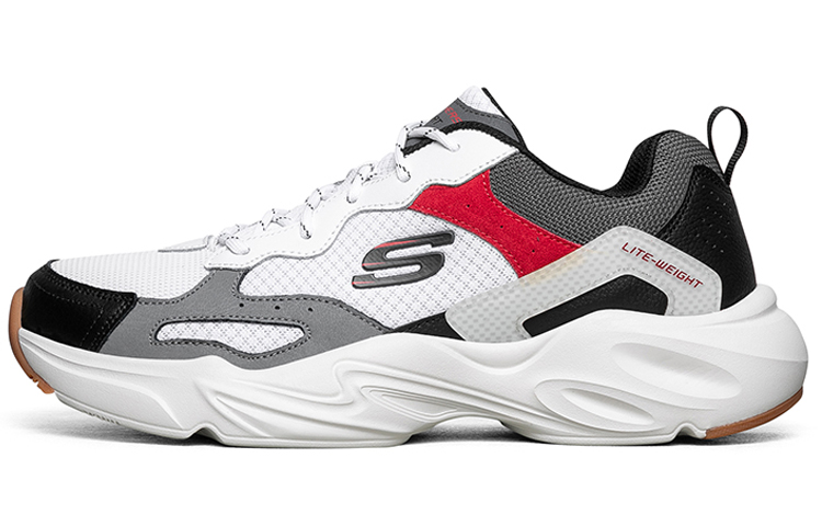 Skechers Stamina Airy 'White Grey Red'
