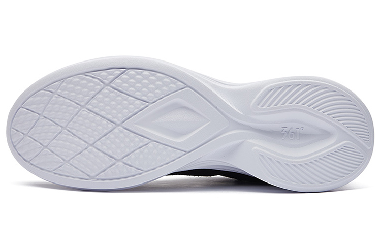 361° Slip Resistant, Abrasion Resistant, Breathable Low Top Running Shoes Men's Black White