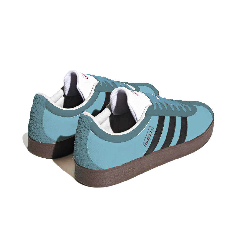 Adidas Neo VL Court 2.0 Skateboard Shoes Unisex Low Top Blue