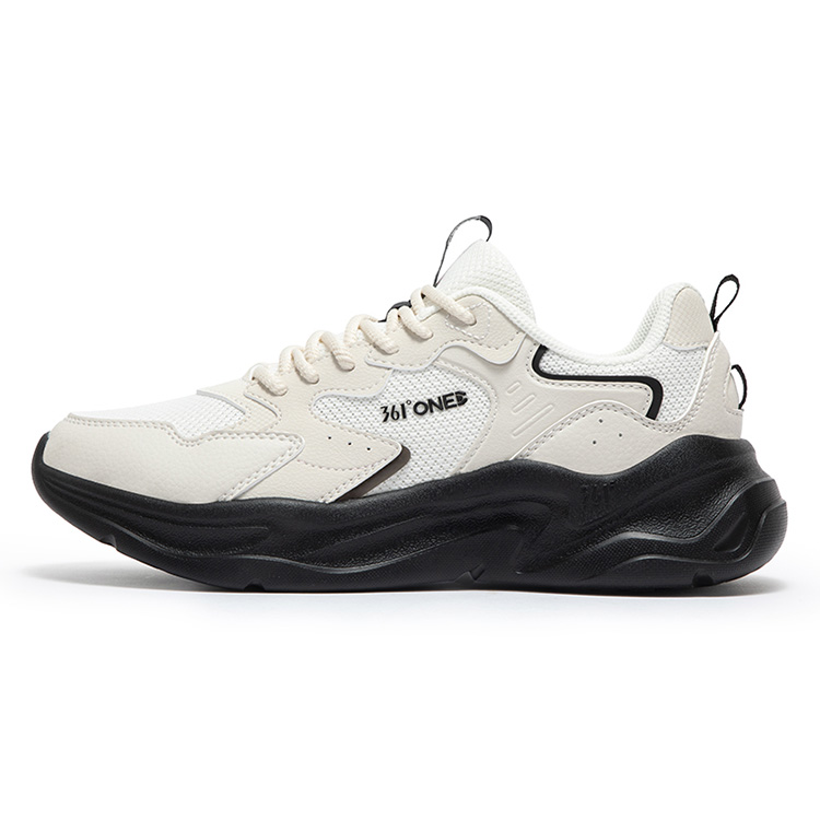 361° Ke Song 2 Anti-Slip Wear-Resistant Low-Top Casual Shoes Women's Oat Milk