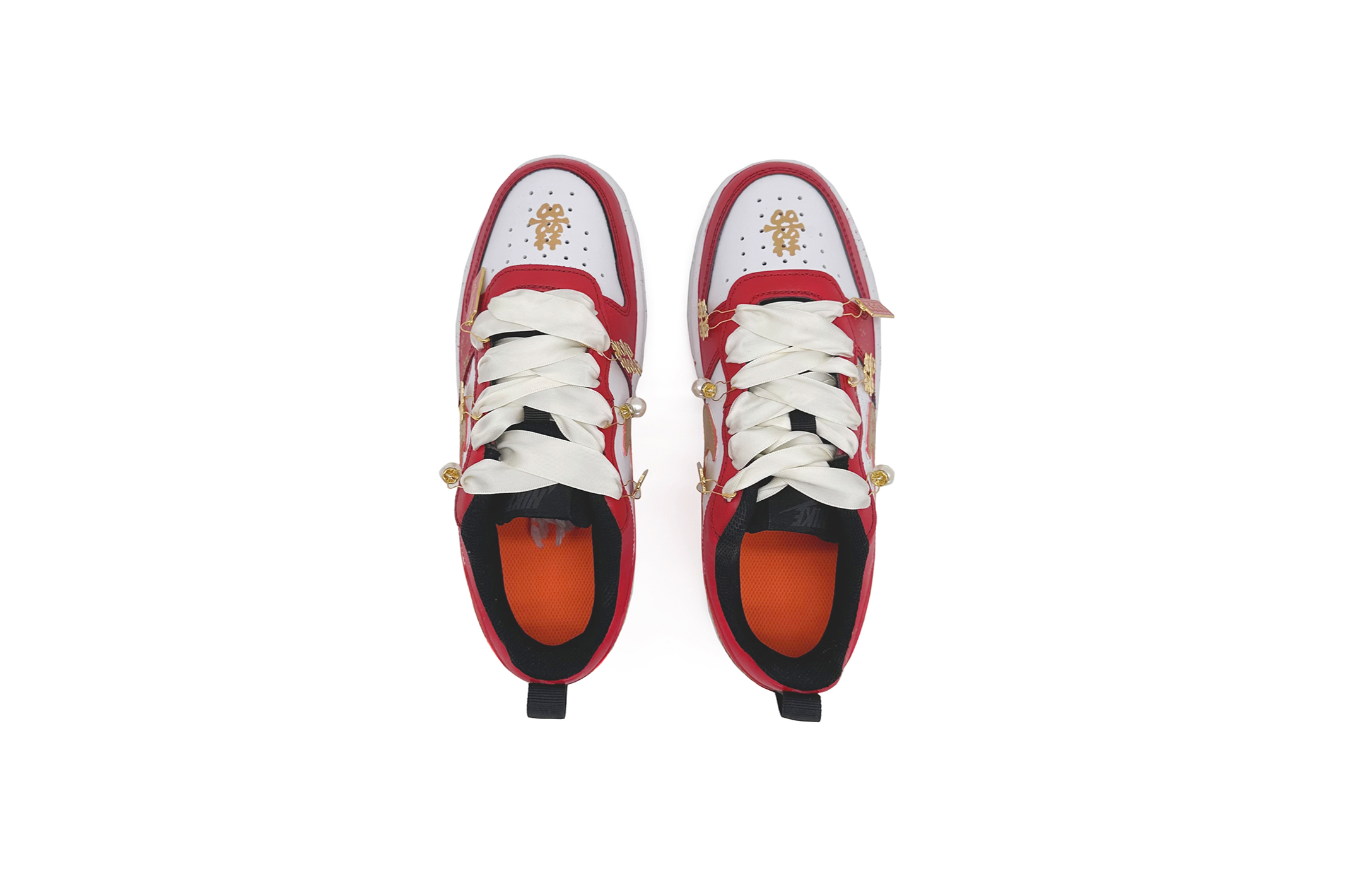 Nike Court Borough Anti-Slip Wear-Resistant Low-Top Skateboard Shoes Women's Gold Red купить в интернет-магазине Yoocart с быстрой доставкой по России.