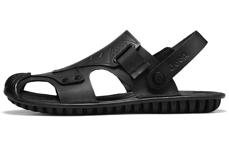 Jeep Odor-Resistant Abrasion-Resistant Slip-Resistant Wrap-toe Slippers Men's