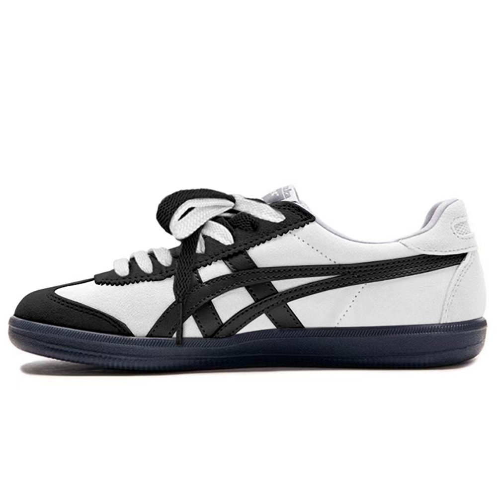 Onitsuka Tiger Tokuten Anti-Slip Wear-Resistant Low-Top Skateboard Shoes Unisex White Black