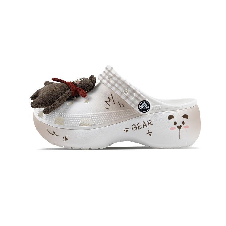 Crocs Classic Platform Clog Clogs Women's White