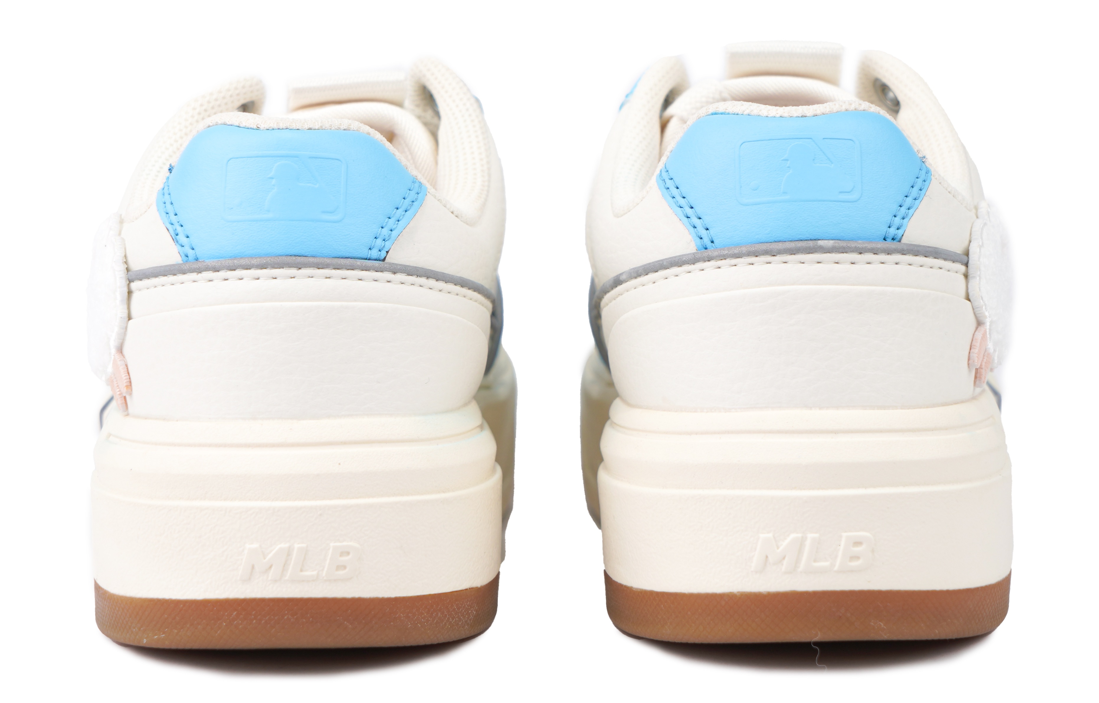 MLB Chunky Liner Slip-Resistant Low-Top Skateboard Shoes Unisex Blue White
