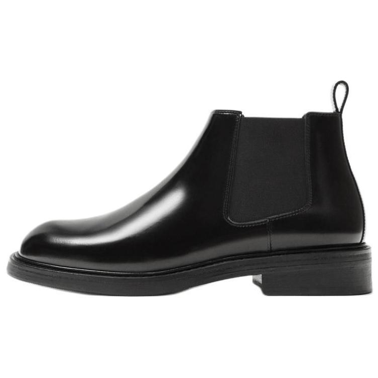 ZARA Short Chelsea Boots Men's Black