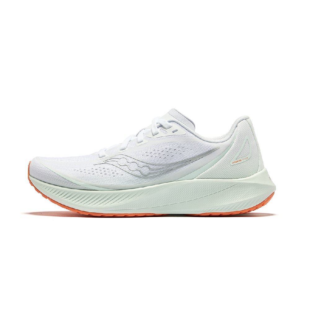 Saucony Cushioning Lightweight Training Running Shoes Women's White Silver Blue