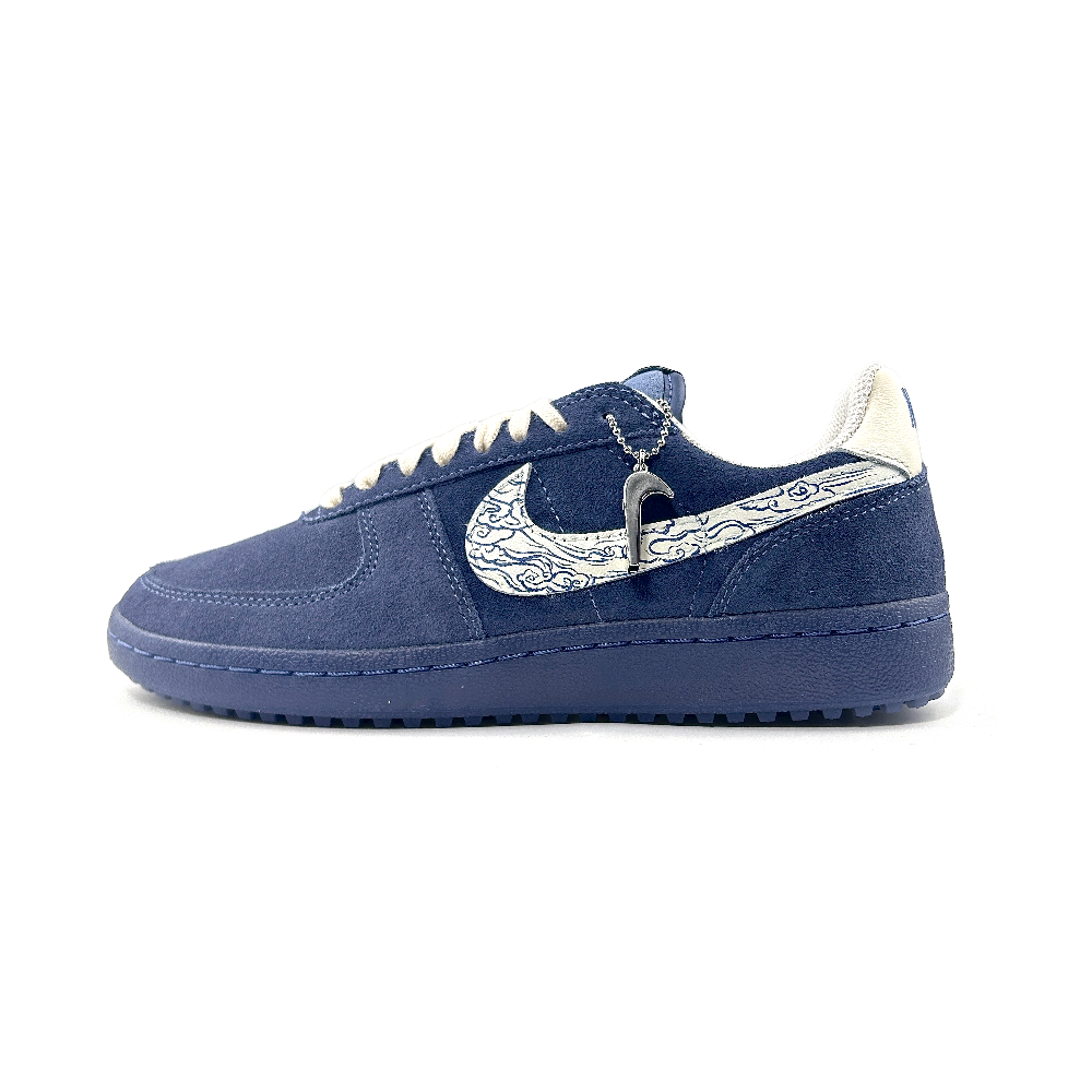 Nike Field General Auspicious Clouds Of The Vast Sea Lightweight Low Top Skateboard Shoes Men's Royal Blue