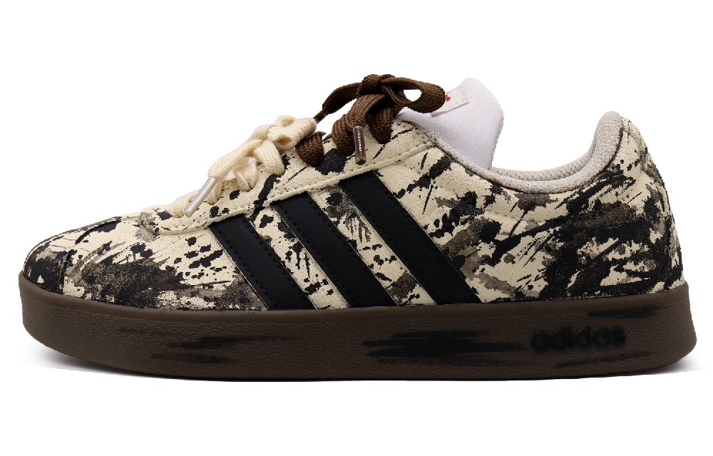 Adidas VL COURT 2.0 Cushioning, Abrasion Resistant, Lightweight, And Breathable Low Top Skateboard Shoes Unisex