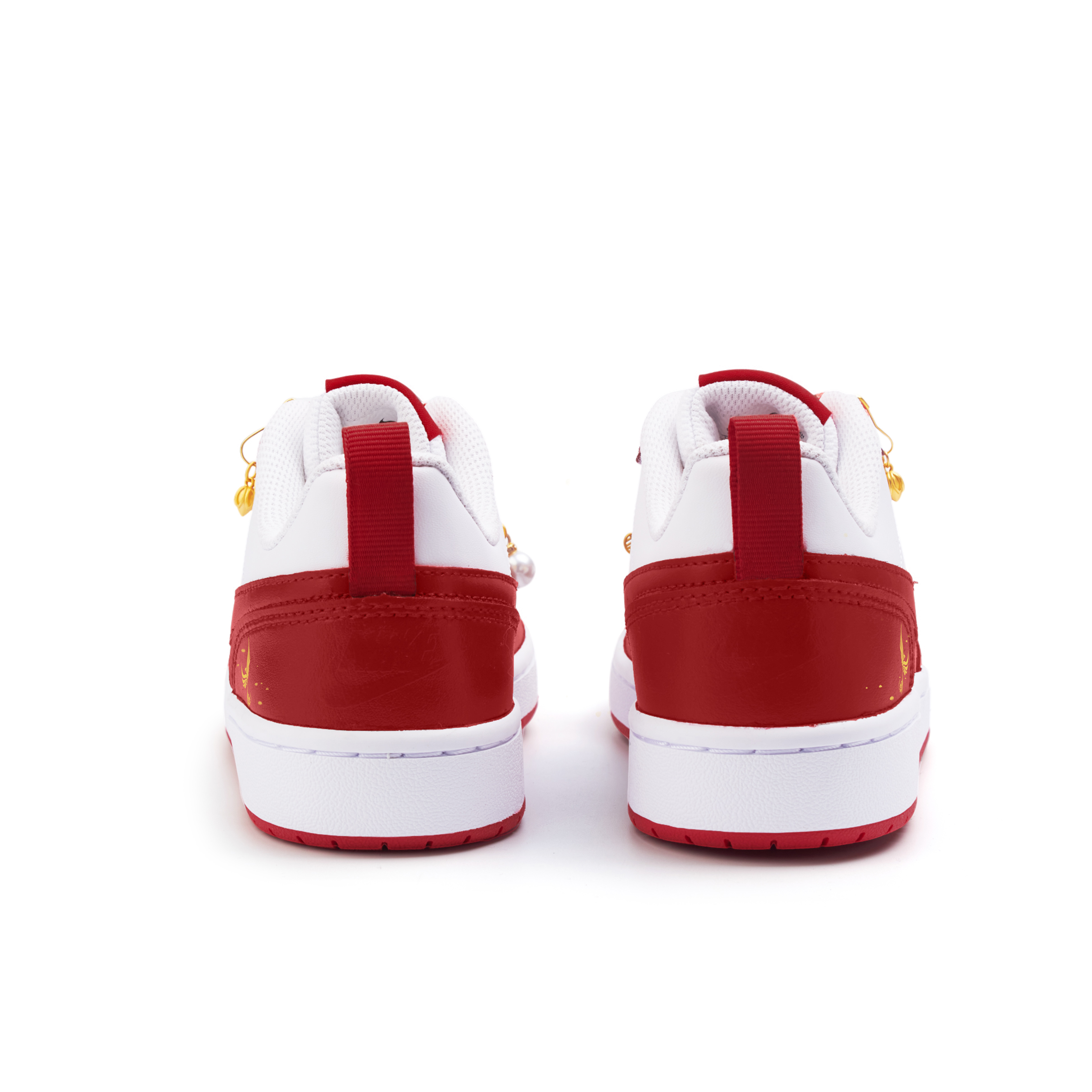Nike Court Borough Cushioning, Wear Resistant Low Top Skateboard Shoes Women's Red купить в интернет-магазине Yoocart с быстрой доставкой по России.