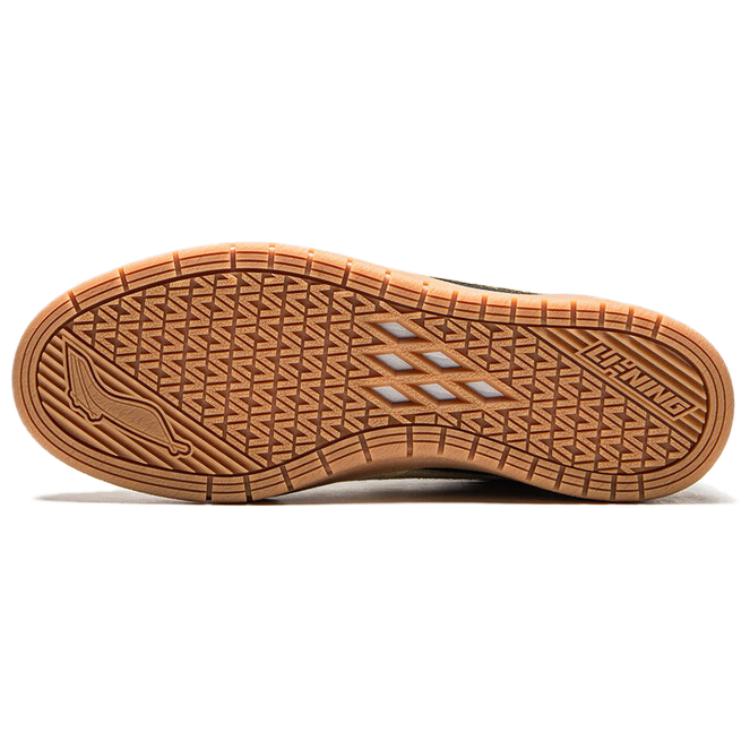 LiNing Anti Slip Wear Resistant Low Top Skateboard Shoes Men's Yellow Black