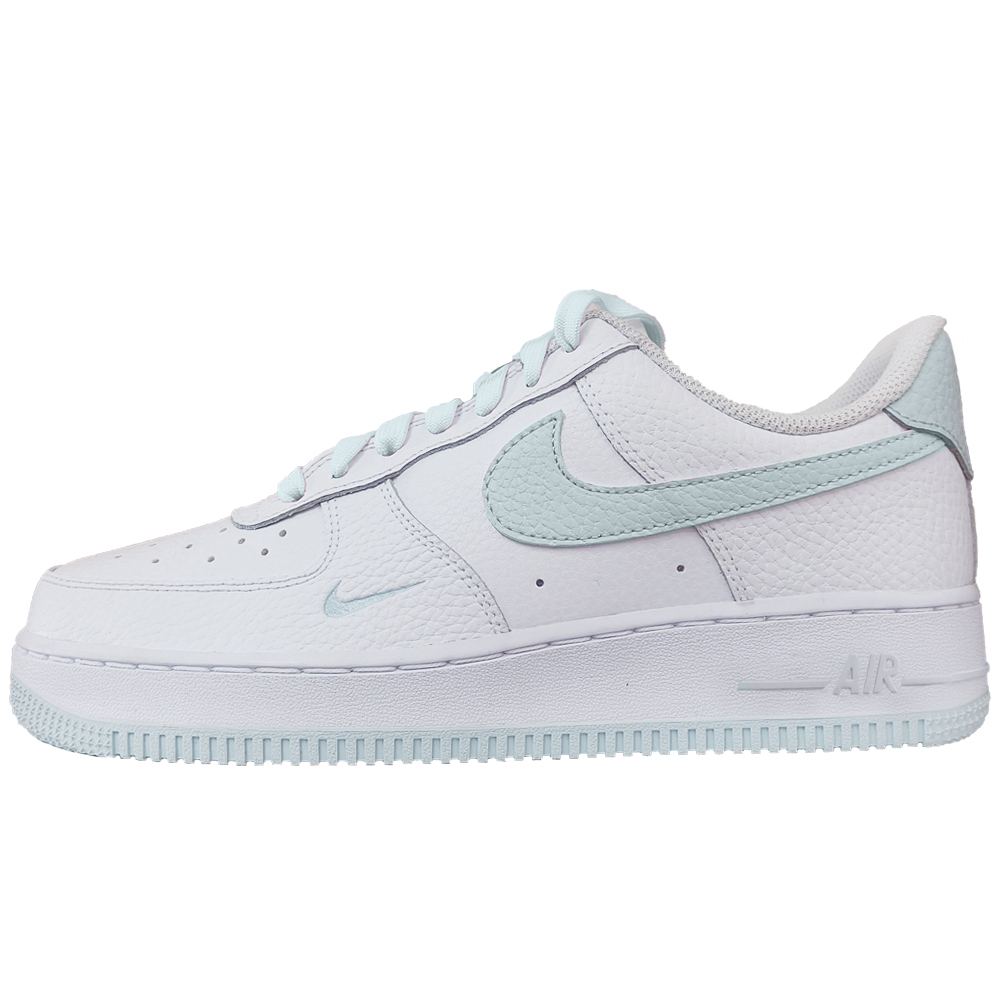 Nike Air Force 1 Low Top Skateboard Shoes Women's White Green