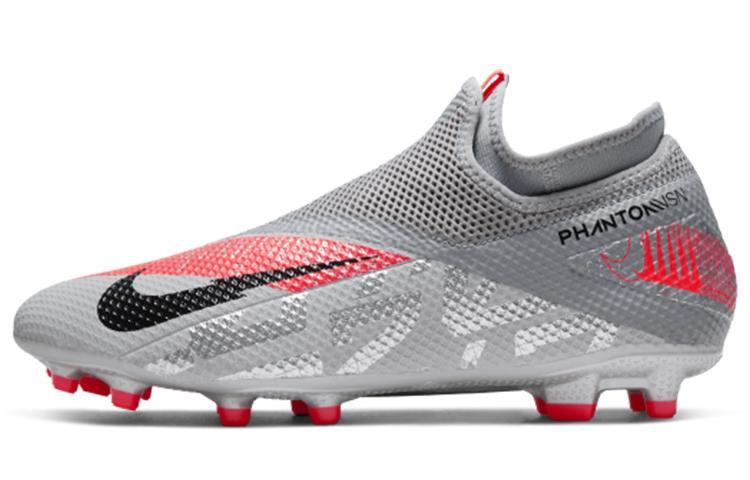 Nike Phantom Vision 2 Academy Dynamic Fit Mg Metallic Grey Crimson