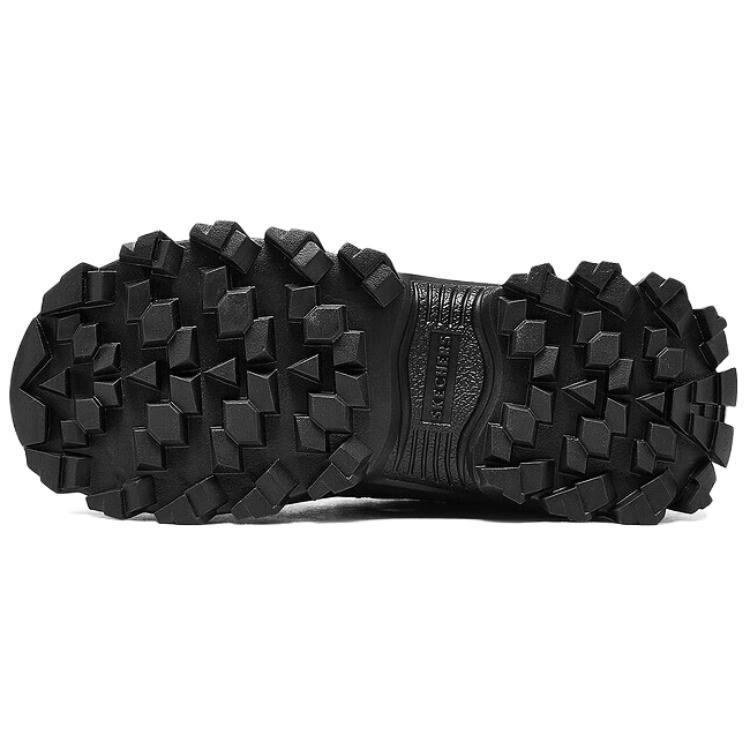 Skechers Street Anti-Slip Wear-Resistant Low-Top Chunky Sneakers Women's Black