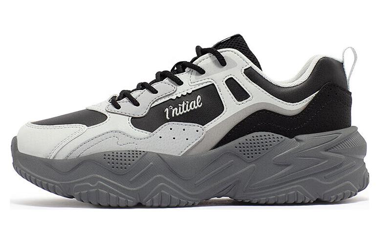 361° Ode Abrasion Resistant Low Top Chunky Sneakers Women's Gray Black