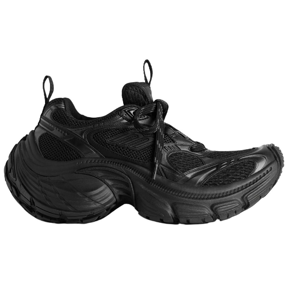 Balenciaga 10XL Chunky Sneakers Men's Black Distressed Style