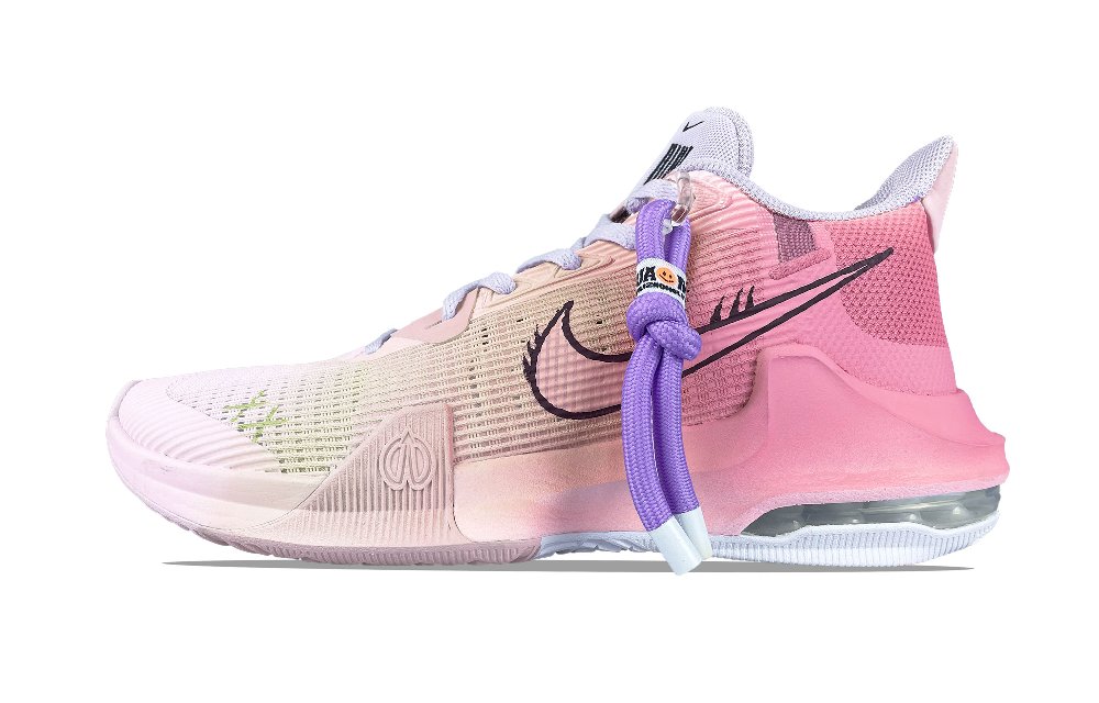 Nike Air Max Impact 3 Wear-Resistant Support Low-Top Basketball Shoes Unisex Pink