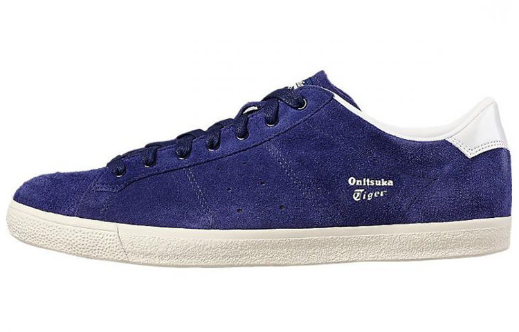 Onitsuka Tiger Lawnship Abrasion-Resistant Low-Top Skateboard Shoes Unisex Blue