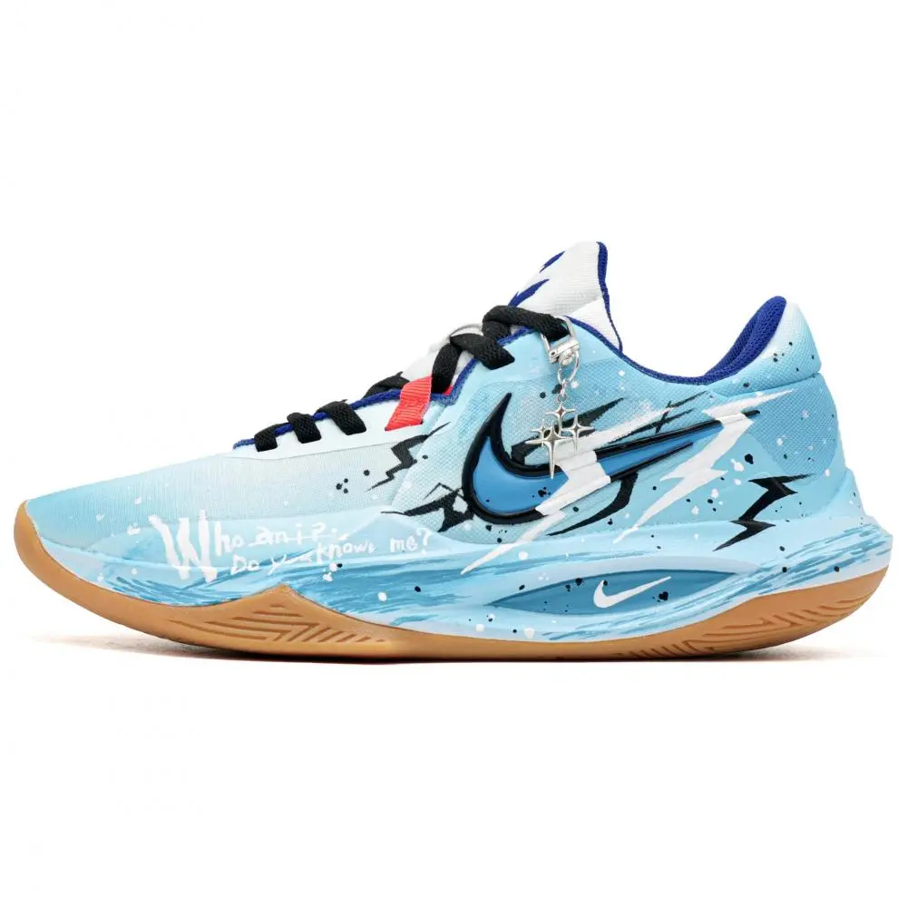 Nike Precision 6 Abrasion Resistant Super Light Low top Basketball Shoes Men's Blue